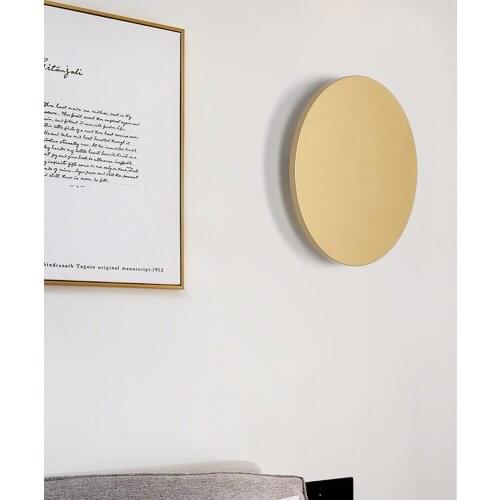 Simple LED Wall Light Acrylic Indoor Modern Round Wall Lamp 6.5W Small Bedroom Bedside Lamps Living Room Corridor Decorative