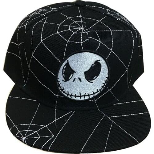 Christmas Jack Embroidery Designer Cap Anime Hat Summer