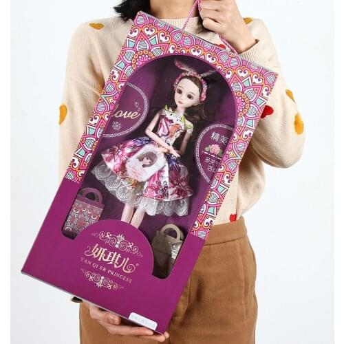35cm BJD Dolls Movable Joints Gift Box Toy Doll Girl Dressing Up Children Bjd Doll