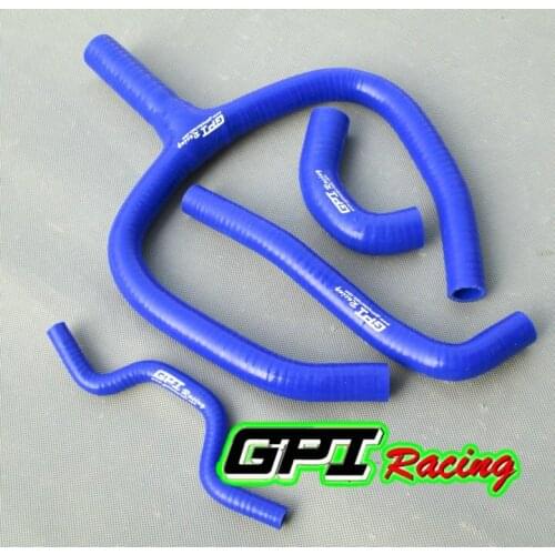 GPI silicone radiator Y hose FOR KAWASAKI KXF250 KX 250F KXF 250 09-13 10 11 12 2009 2010 2011 2012 2013 BLUE