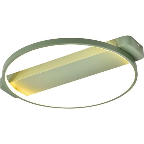 Modern brief bedroom ceiling lights creative personality art restaurant cafe bar corridor macarons LED ceiling mounted lamp