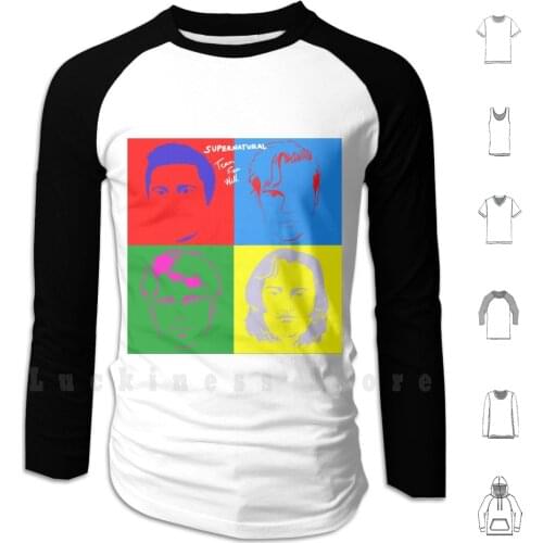 Team Free Will 2.0 Hoodie Long Sleeve Spn Supernatural Jack Kline Dean Winchester Sam Winchester Castiel Queen Hot