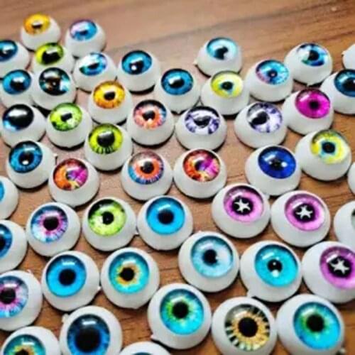 10 Pair Colorful Doll Pressure Eyes BJD Doll Eyes 12-14mm For 1/8 1/6 1/4 1/3 BJD SD Doll Accessories Girls Birthday Gifts
