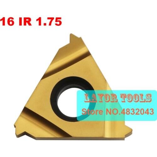 16 IR 1.75 ISO ,Indexable Tungsten Carbide Threading Lathe Inserts for Threaded Lathe Holder,thread turning tool holders