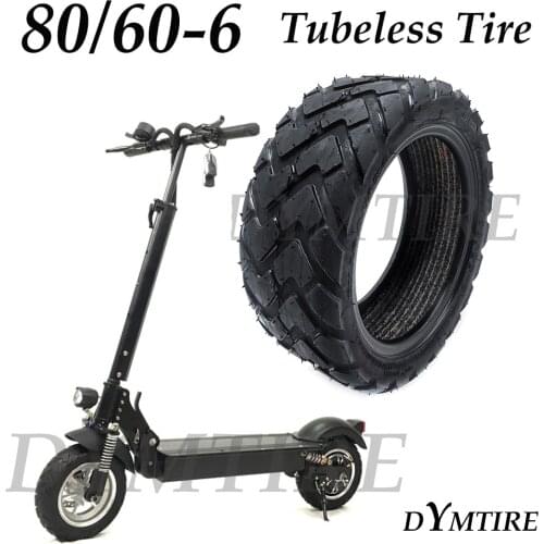 80/60-6 Tubeless Tire for Curuss R10 FLJ C11/T11 Electric Scooter Anti-Skid Off-Road Vacuum Tyre