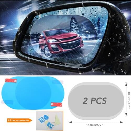 2Pcs Car rearview mirror waterproof and anti-fog film For Subaru Forester Outback Legacy Impreza XV BRZ Tribeca Trezia