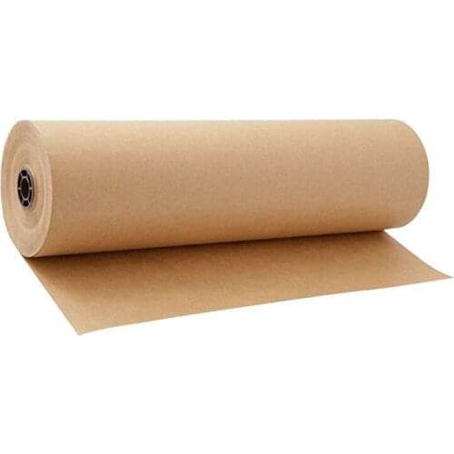 BMBY-30 Meters Brown Kraft Wrapping Paper Roll For Wedding Birthday Party Gift Wrapping Parcel Packing Art Craft 30Cm