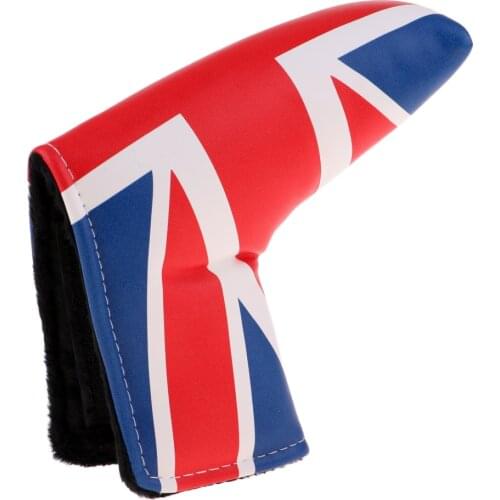 PU Golf Putter Head Cover Headcover Protector Bag Sleeve Boots Flag