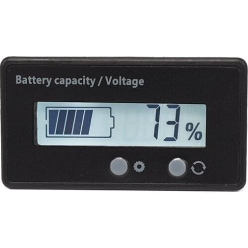 Electric vehicle battery lead-acid battery lithium battery quantity display board meter Remaining percentage vehicle-mount12v72v