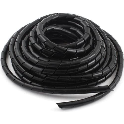 FFYY-Polyethylene Cable Spiral Cable Cord Spiral Tape 10mm Wire Organizer 9m