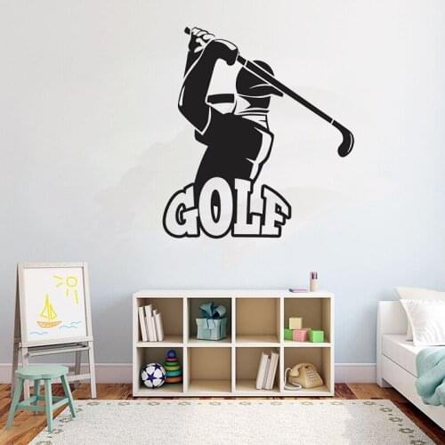 Golf Sport Wall Stickers Quotes removeable Vinyl art DIY decals Room Decoration for Living room teens room decor sticker G941