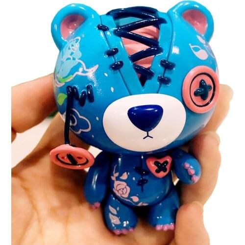 Tear Bear Flower World bai'jianries Blind Box Tide Play Capsule Toy GirlS Cute Gift Desktop Ornaments Puppets Model
