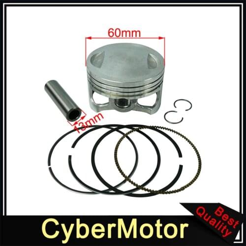60mm Piston 13mm Pin Kit For Zongshen Z155 150cc 155cc 160cc 1P60YMJ Pit Dirt Bike WPB Braaap Atomic Piranha Explorer Orion