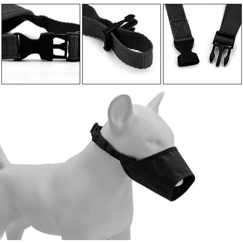 Pet Muzzle Pet Mask Pet Adjustable Dog Mesh Breathable Bark Dog Anti Bite Mouth Muzzle Training Chew Pet Products Accessori L4Z9