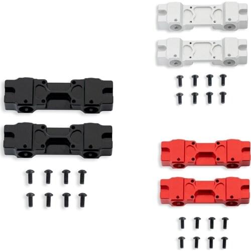 2 Pcs Metal Front & Rear Bumper Mounts Servo Bracket for Redcat Gen8 RC Crawler Upgraded Parts RER11412