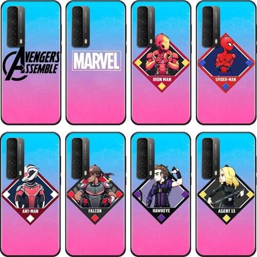 Avengers superhero For Huawei Y9A Y9S Y9 Y8P Y8S Y7A Y7P Y7 Y6 Y6P Y6S Y5P Y5 Prime Pro 2019 2020 Soft Phone Case