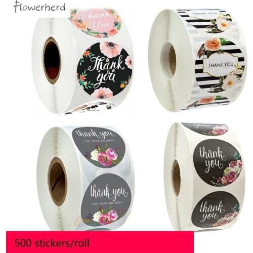 Rolled Thanksgiveing Stickers Handmade Crafts Decoration Baking Tools Thank You Seal Wedding Decoration Scrapbooking Accessories