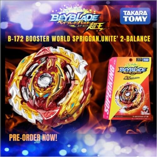 Original Takara Tomy Beyblade Burst B172 Booster World Spriggan.U' 2B Preorder
