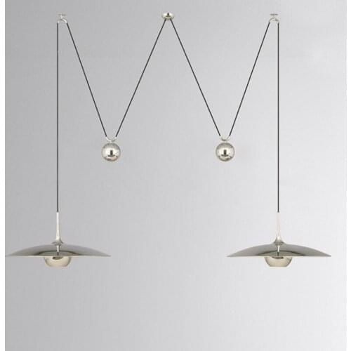 Postmodern Pendant Light Creative Height Adjustable Pulley UFO Hanging Lamp Nordic Living Room Decoration Restaurant Chandeliers