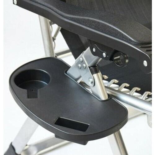 Portable Outdoor Camping Picnic Beach Folding Chair Mounted Phone Holder Cup Storage Tray with Slot