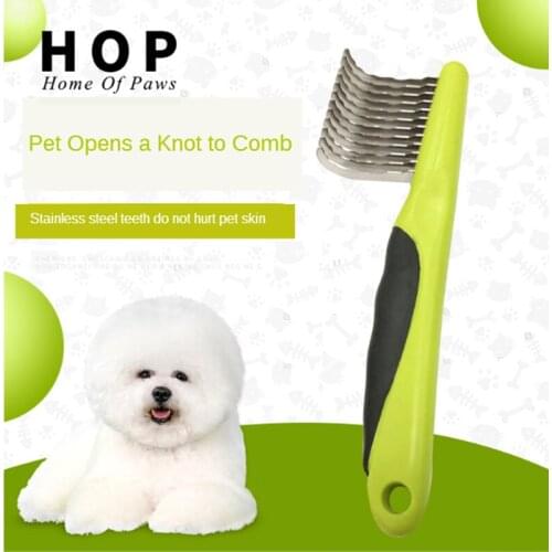 Pet Dedicated Dog Hair Comb Golden Retriever Teddy Dog Supplies Large Dog Knotting Knot Hair Removal Comb Brush