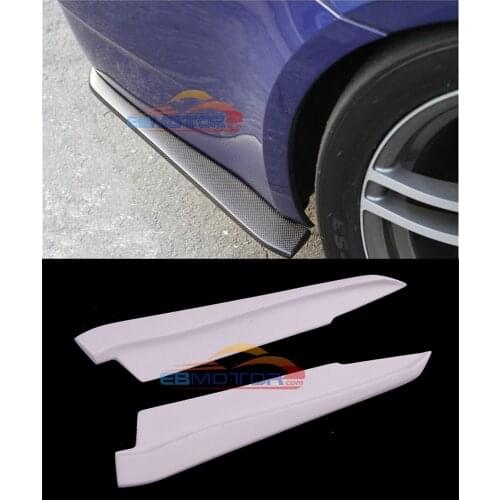 UNPAINTED Fiber Glass Rear Bumper Side Splitter Spoiler EXTENSIONS 1pair for BMW E92 E93 2D M3 Model 08-13 B438aF