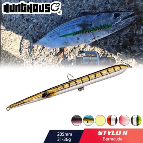 Hunthouse fishing lure needle stylo long casting pencil floating 205/180/160mm isca artificial leurre souple carp fishing lure