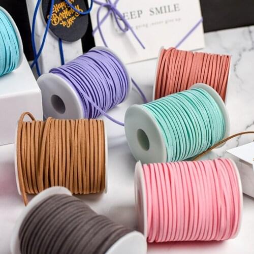 45M/roll Faux Suede flat Leather Cords Rope,Premium Cashmere Suede,Necklace/Bracelet DIY Jewelry making