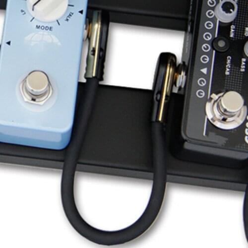 Tc095-15 Guitar Patch Cables Right Angle Instrument Cables For Effect Pedals Male To Male Elbow Guitar Effect Cable