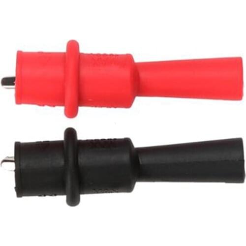 UNI-T Alligator Clip Crocodile Electrical Clamp Multimeter Tester Probe Through Hole M4 Threaded Bore with Protector