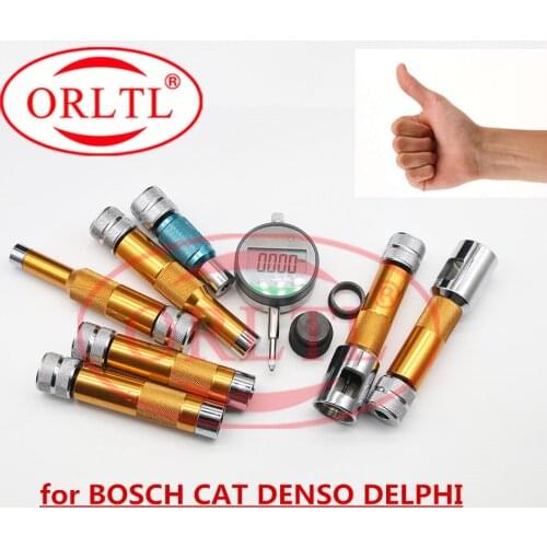 ORLTL Universal common rail injector shims Lift measuring instrument injector nozzle washer space testing tools sets E1024007
