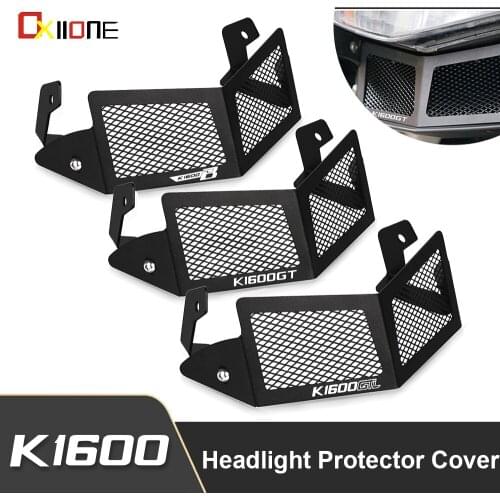 For BMW K1600 B GT GTL Motorcycle Headlight Protector Cover Grill K1600B K1600 Grand In America K1600GT K1600GTL Accessories