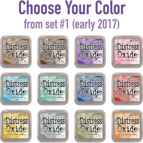 American ranger Distress Oxide ink mixed dye ink oxidation stamp pad acrylic pigment 1