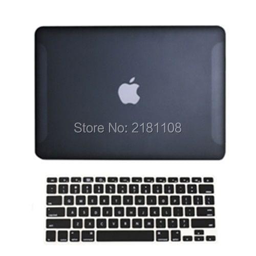 2 in1 Rubberized Hard Case Cover for Macbook White 13" A1342 with Free Gift Keyboard Cover MC 516 MC207
