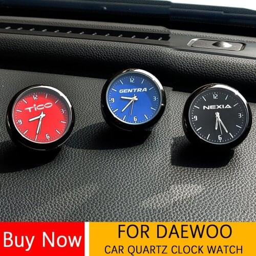Car Quartz Clock Watch Modified Car Interior Electronic Quartz Watch FOR DAEWOO TICO REZZO NEXIA Matiz Lacetti Lanos GENTRA G2X
