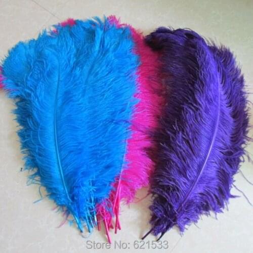 EMS FREE!300pcs/lot 20-22inch perfect Ostrich feathers for Wedding,Table Centerpieces,Home Decor,Turquoise Fushia Purple