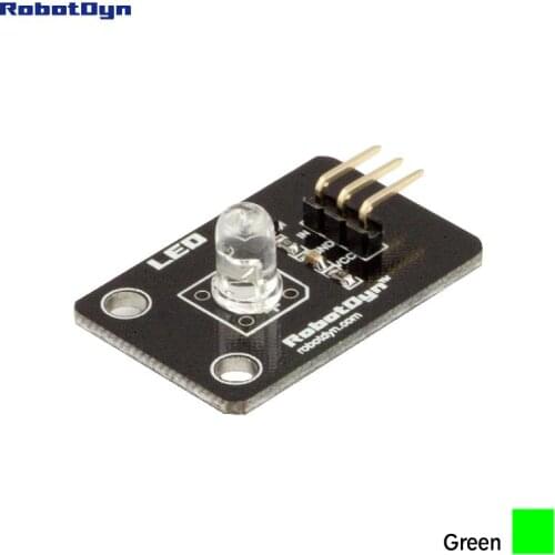 Color LED module (GREEN). 3.3V/5V