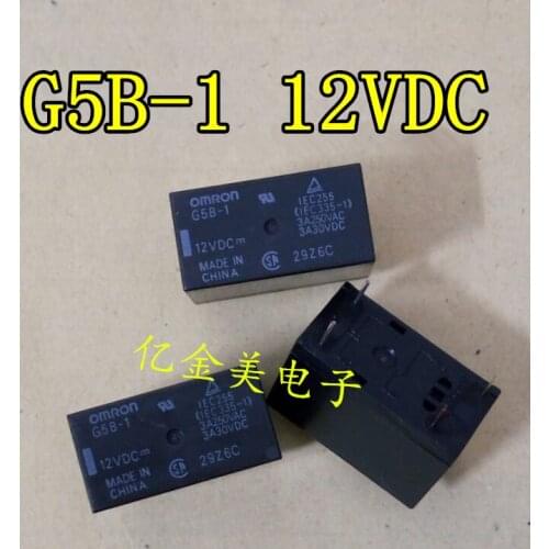 G5B-1-12VDC Relay 4-pin 12V 3A G5B-1 12VDC