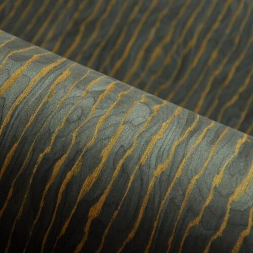 GREENLAND New Design Special Engineered Wood Veneers Size 250x58CM Black Gold