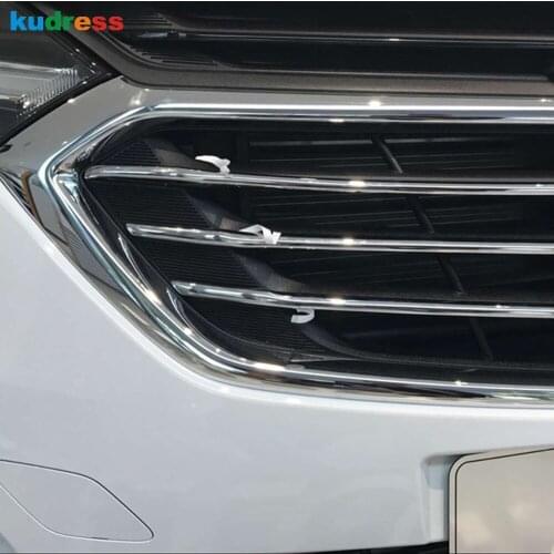 For Chevrolet Holden Equinox 2018 2019 2020 Third GE Chrome Front Bottom Grille Grill Cover Trim Strip Car Styling Accessories
