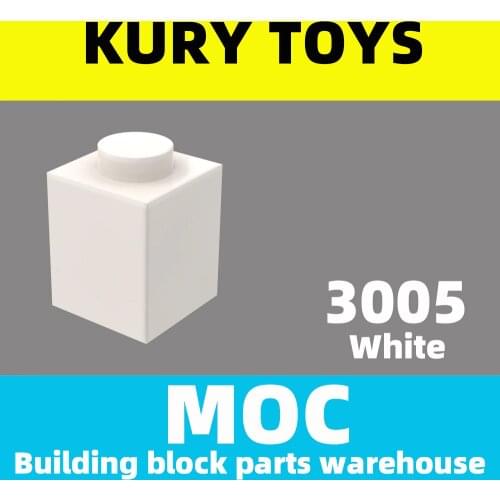 Kury Toys DIY MOC For 3005 Building block parts For Brick 1 x 1 For Brick