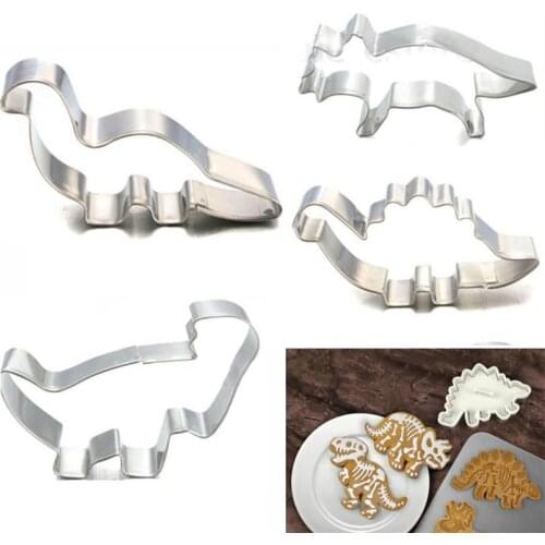 Creative Dinosaur Shape Fondant Cake Cutter Cookie Mold Decorating Mould kitchen cake tool