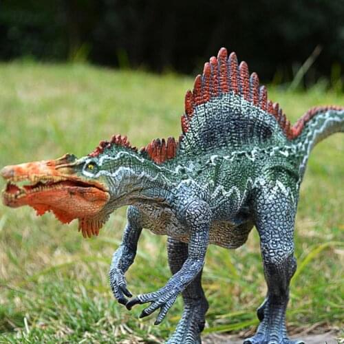 1pc Simulation Dinosaur Animal Model Big Spinosaurus Dinosaur Animal Figure Home Kids Decor Collection Gift Ornament Walkin F2F3