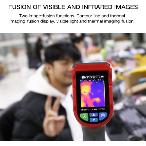 NF-521 Thermal Imager Portable Infrared Camera Digital Display Heating Detector Handheld Temperature Imaging Imager