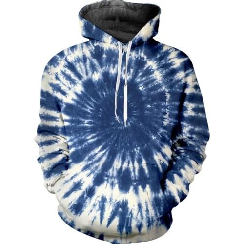 IFPD Tie Dye New Hoodie Sweatshirt Men/ Women Fall Fashion Oversized Streetwear 3D Print Casual Pullover Sportwear Dropshipping