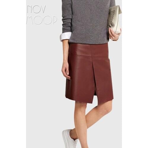 Novmoop High Waist Skirts For Women