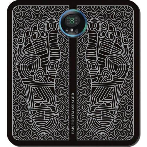 Portable Foot Massager Pad Electric Foot Stimulator Massager Full Automatic