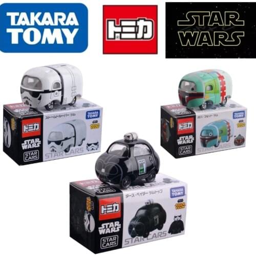 TOMY Alloy Car Series Special Edition Star Wars Bus Childrens Model Toys Kawaii Exquisite Child Gift Anime Figure