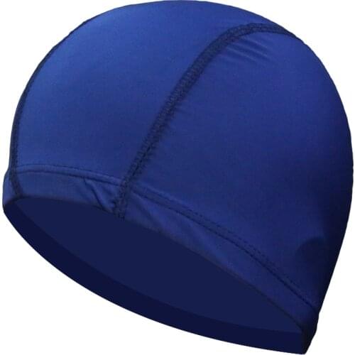 Swimming Caps for Adult Men Women Protect Ears Long Hair Swim Cap Hat Nylon Fabric Elastic Kids Cap Unisex Bathing Caps