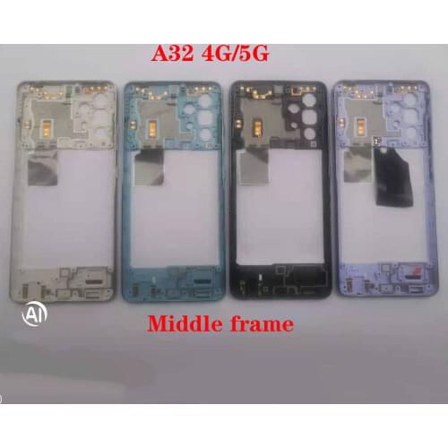 Middle frame front panel bezel housing for Samsung Galaxy A32 4G 5G A325 A326